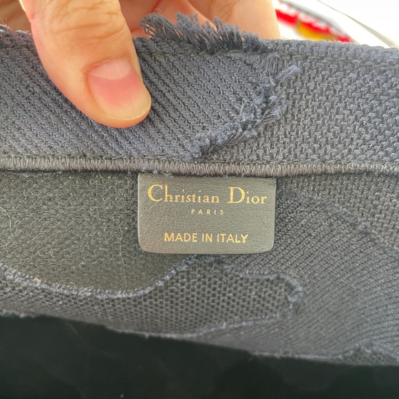 Dior large booktote navy camouflage - Picture 3 of 6